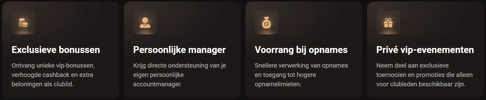 LegionBet VIP programma en loyaliteitsniveaus